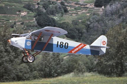 Der Comte AC-4 Gentleman HB-ETI/CH-180 wurde 1929 in Oberrieden gebaut.